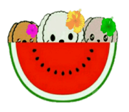 Hula-Dogs Aina and Friends2 sticker #9533645