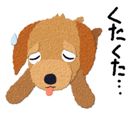 Toy Poodle Top 2 sticker #9534670