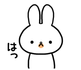 Petty-minded rabbit sticker #9535107