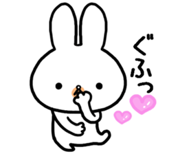 Petty-minded rabbit sticker #9535109