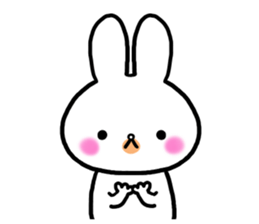 Petty-minded rabbit sticker #9535111