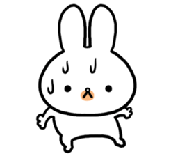 Petty-minded rabbit sticker #9535113