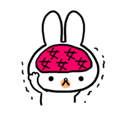Petty-minded rabbit sticker #9535124