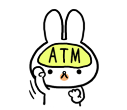 Petty-minded rabbit sticker #9535126