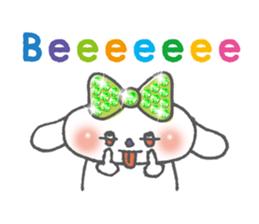 The brilliant ribbon girl and Whitina sticker #9535315