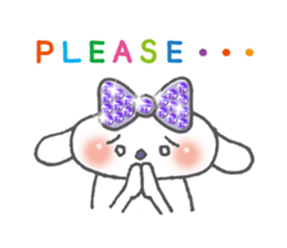 The brilliant ribbon girl and Whitina sticker #9535319