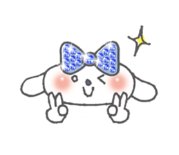 The brilliant ribbon girl and Whitina sticker #9535330