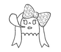 The brilliant ribbon girl and Whitina sticker #9535336