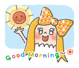 The brilliant ribbon girl and Whitina sticker #9535340