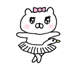 Let's accompanied by a bear~kawaii ver2~ sticker #9535491