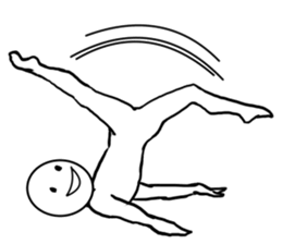 round faced character 3 sticker #9536291