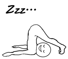 round faced character 3 sticker #9536303