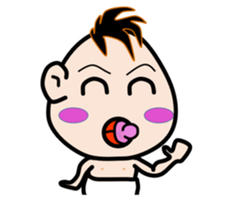 Dancing Mr.Baby sticker #9537311