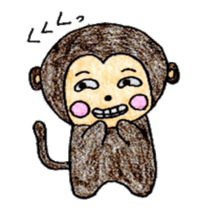 Monkichi Sticker2 sticker #9537788