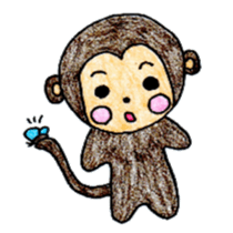 Monkichi Sticker2 sticker #9537789
