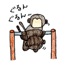 Monkichi Sticker2 sticker #9537818