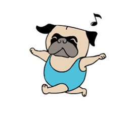 Pug's Gym sticker #9538326