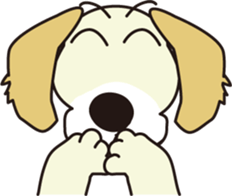 Love Golden retrievers 2 sticker #9538984