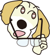 Love Golden retrievers 2 sticker #9538993