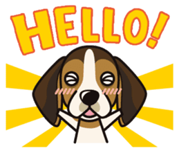 iinu - Beagle sticker #9539264