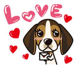 iinu - Beagle sticker #9539282