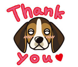 iinu - Beagle sticker #9539302