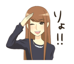 Makeover girls sticker #9539304