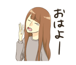 Makeover girls sticker #9539309