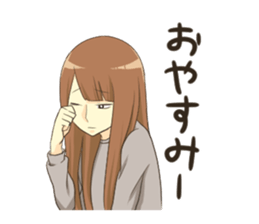 Makeover girls sticker #9539310