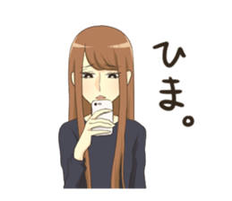 Makeover girls sticker #9539312