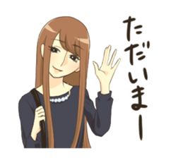 Makeover girls sticker #9539314