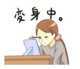 Makeover girls sticker #9539315