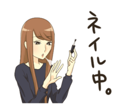 Makeover girls sticker #9539317