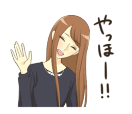 Makeover girls sticker #9539318