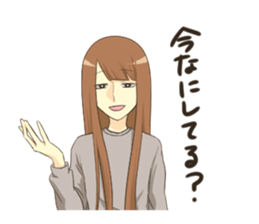 Makeover girls sticker #9539320