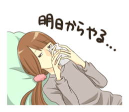 Makeover girls sticker #9539329