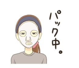 Makeover girls sticker #9539332