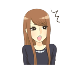 Makeover girls sticker #9539340