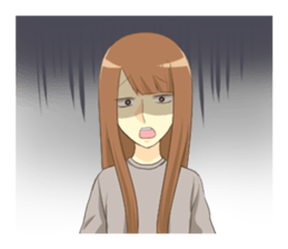 Makeover girls sticker #9539342