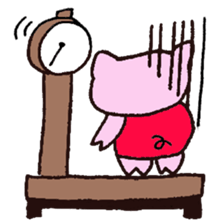 Pig who brings good luck sticker #9539362