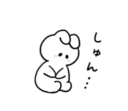 Cat and bunny basic sticker #9539485