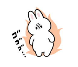 Cat and bunny basic sticker #9539493