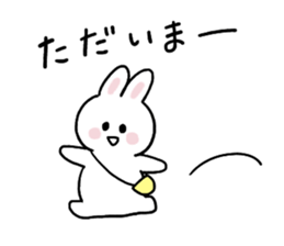 Cat and bunny basic sticker #9539498