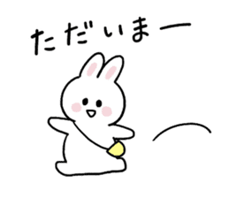 Cat and bunny basic sticker #9539498