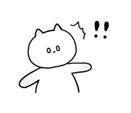 Cat and bunny basic sticker #9539501