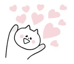 Cat and bunny honorific sticker #9539594