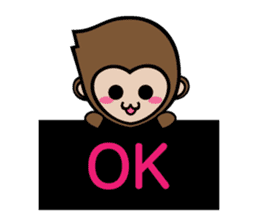 Mochi The Baby Monkey sticker #9539664
