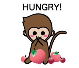 Mochi The Baby Monkey sticker #9539668