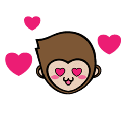 Mochi The Baby Monkey sticker #9539669