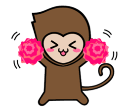 Mochi The Baby Monkey sticker #9539675